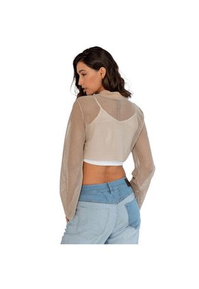 Marithe Francois Girbaud Top Para Mujer Epure Camiseta Manga Larga Girbaud