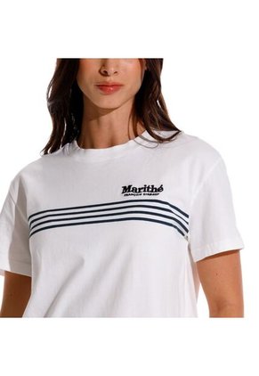 Marithe Francois Girbaud Camiseta Manga Corta Para Mujer Le Marithe Girbaud