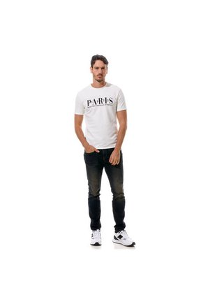 Marithe Francois Girbaud Camiseta Manga Corta Para Hombre Le-Monarque Girbaud