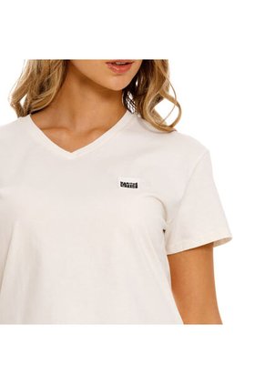 Marithe Francois Girbaud Camiseta Manga Corta Para Mujer Rose Girbaud