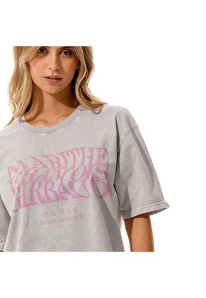 Marithe Francois Girbaud Camiseta Manga Corta Para Mujer Lueur Girbaud