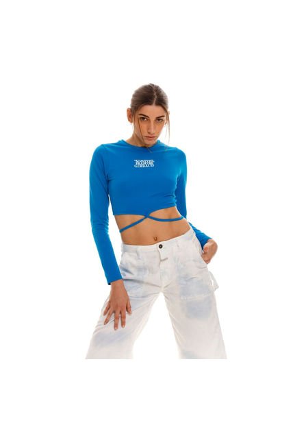 Marithe Francois Girbaud Camiseta Manga Larga Para Mujer Camiseta Girbaud
