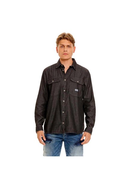 Marithe Francois Girbaud Camisa Manga Larga Para Hombre Girbaud