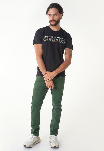 Camisa Negro-Blanco-Terracota MARITHE FRANCOIS GIRBAUD