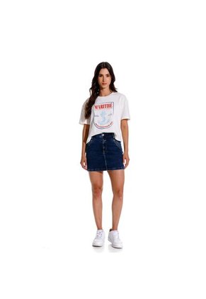 Marithe Francois Girbaud Camiseta Manga Corta Para Mujer Lueur Girbaud