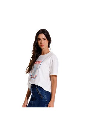 Marithe Francois Girbaud Camiseta Manga Corta Para Mujer Lueur Girbaud