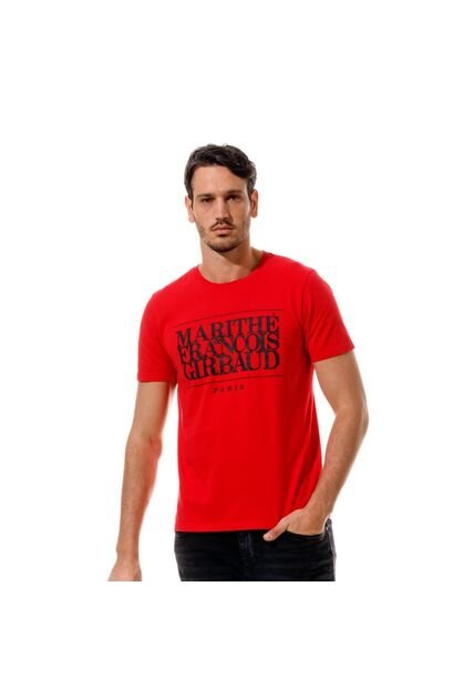 Marithe Francois Girbaud Camiseta Manga Corta Para Hombre Girbaud