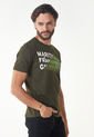 Camiseta Verde Oscuro-Blanco-Amarillo Neón MARITHE FRANCOIS GIRBAUD de MARITHE FRANCOIS GIRBAUD