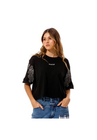 Marithe Francois Girbaud Camiseta Manga Corta Para Mujer Le-Marithé Girbaud MARITHE FRANCOIS GIRBAUD