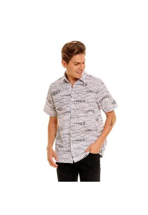 Marithe Francois Girbaud Camisa Manga Corta Para Hombre Girbaud