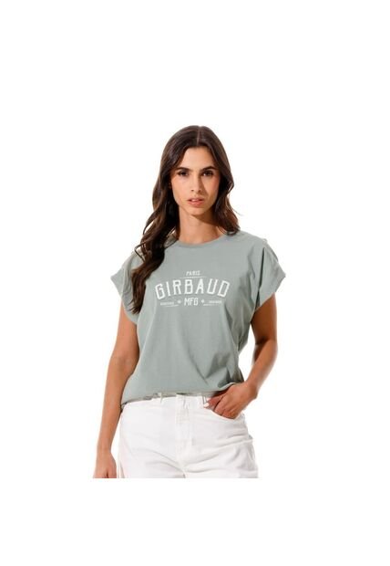 Marithe Francois Girbaud Camiseta Manga Sisa Para Mujer Stone Girbaud