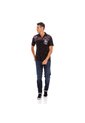 Marithe Francois Girbaud Camisa Manga Corta Denim Para Hombre de MARITHE FRANCOIS GIRBAUD