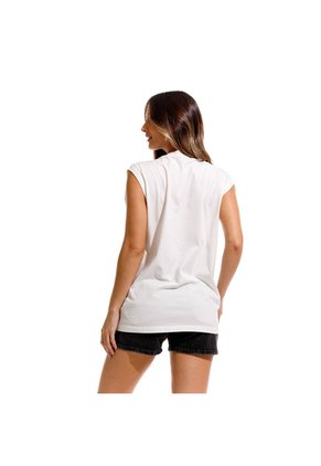 Marithe Francois Girbaud Camiseta Manga Sisa Para Mujer Couturiers Girbaud