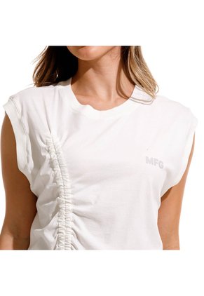 Marithe Francois Girbaud Camiseta Manga Sisa Para Mujer Couturiers Girbaud