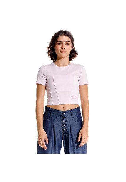 Marithe Francois Girbaud Camiseta Manga Corta Para Mujer Le Marithe Girbaud