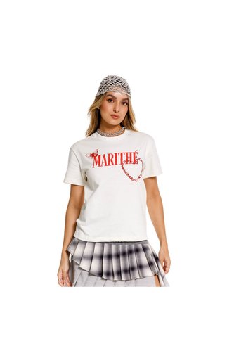 Marithe Francois Girbaud Camiseta Manga Corta Para Mujer Le Marithe Girbaud MARITHE FRANCOIS GIRBAUD