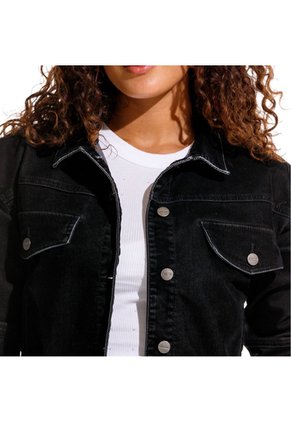 Marithe Francois Girbaud Chaqueta Denim Para Mujer Eve Girbaud
