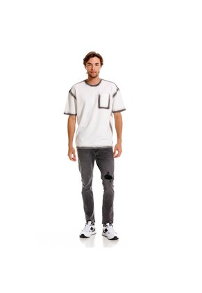 Marithe Francois Girbaud Camiseta Manga Corta Para Hombre Le Monarque Girbaud