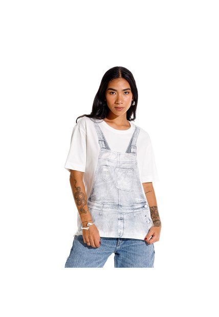 Marithe Francois Girbaud Camiseta Manga Corta Para Mujer Le Marithe Girbaud