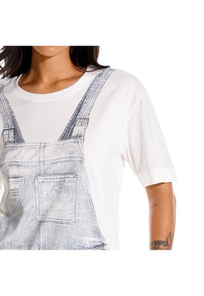 Marithe Francois Girbaud Camiseta Manga Corta Para Mujer Le Marithe Girbaud