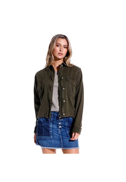 Marithe Francois Girbaud Chaqueta Casual Para Mujer Girbaud