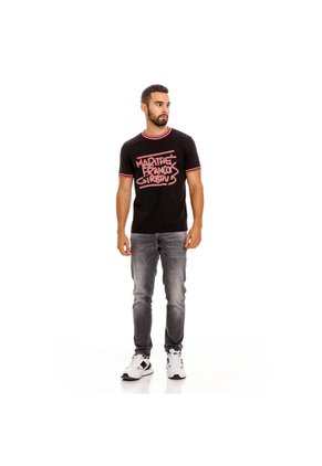 Marithe Francois Girbaud Camiseta Manga Corta Para Hombre Lutin Girbaud
