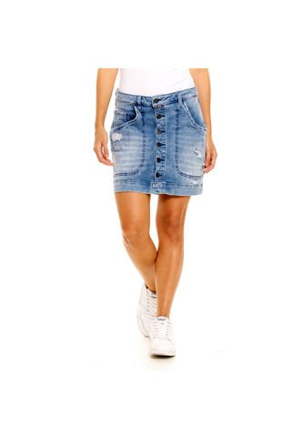 Marithe Francois Girbaud Falda Denim Para Mujer Anais Girbaud MARITHE FRANCOIS GIRBAUD