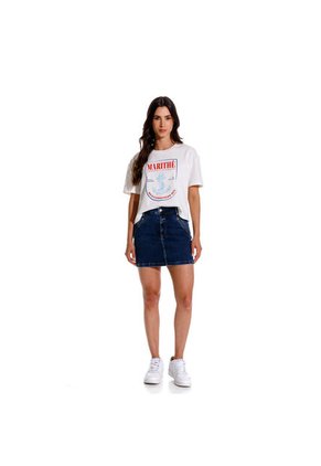 Marithe Francois Girbaud Camiseta Manga Corta Para Mujer Lueur Girbaud