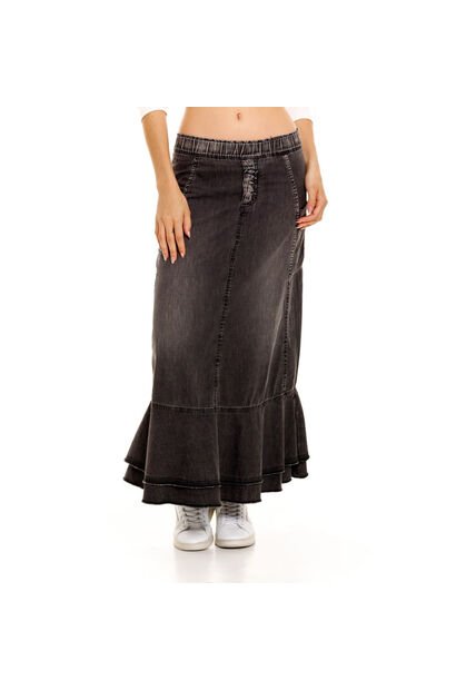 Marithe Francois Girbaud Falda Denim Para Mujer Violette Girbaud