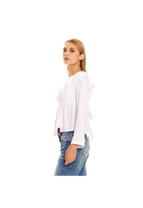 Marithe Francois Girbaud Camisa Manga Larga Para Mujer Camisa Girbaud