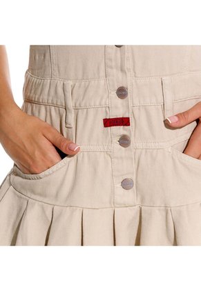 Marithe Francois Girbaud Vestido Corto Para Mujer Flannel Girbaud