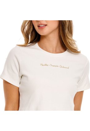 Marithe Francois Girbaud Camiseta Manga Corta Para Mujer Girbaud