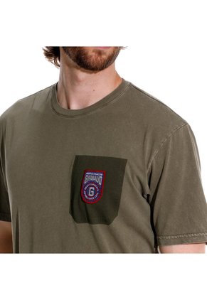 Marithe Francois Girbaud Camiseta Manga Corta Para Hombre Le-Monarque Girbaud