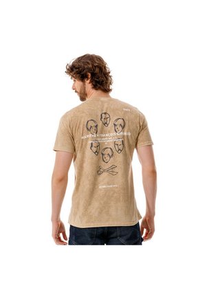 Marithe Francois Girbaud Camiseta Manga Corta Para Hombre Lunivers Girbaud