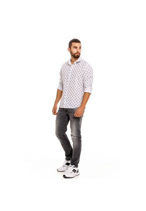 Marithe Francois Girbaud Camisa Manga Larga Para Hombre Girbaud