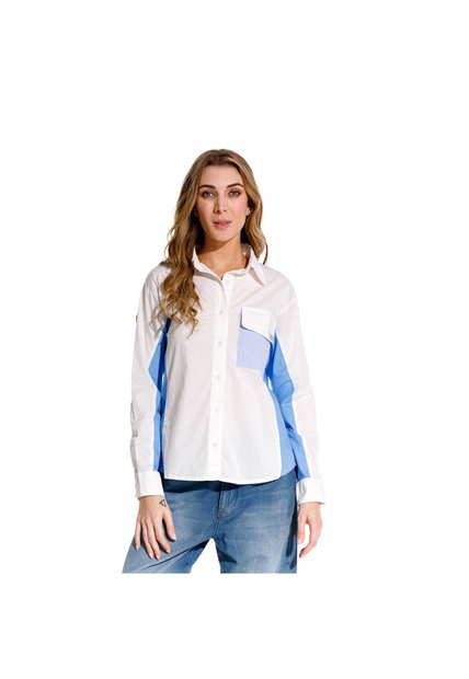 Marithe Francois Girbaud Camisa Manga Larga Para Mujer Ember Girbaud