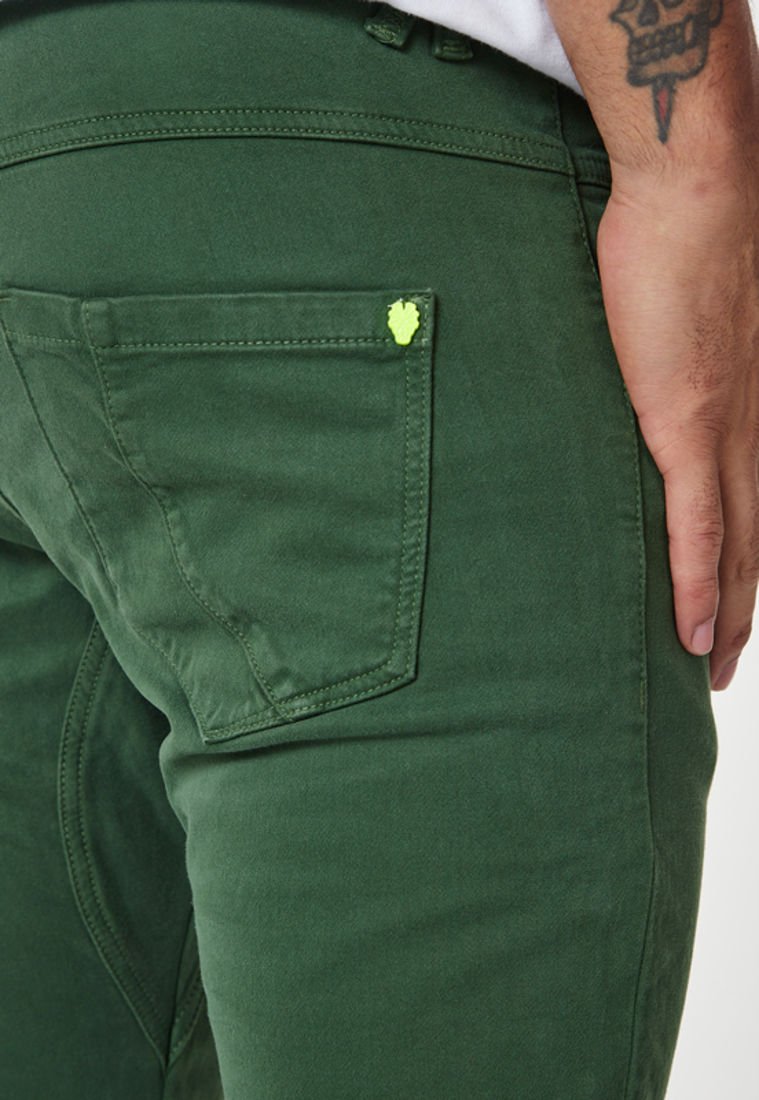 Pantalon Cargo Vert Kaki Girbaud - Taille 44 (88 Cm De Tour De Taille) - Coton, Coupe Droite - Occasion Très Bon état