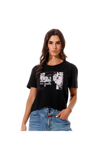 Marithe Francois Girbaud Camiseta Manga Corta Para Mujer Le-Marithé Girbaud