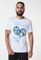 Camiseta Blanco-Celeste-Negro MARITHE FRANCOIS GIRBAUD de MARITHE FRANCOIS GIRBAUD