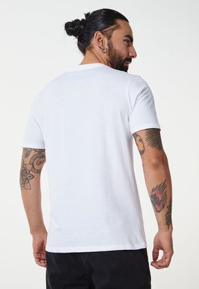 Camiseta Blanco-Celeste-Negro MARITHE FRANCOIS GIRBAUD