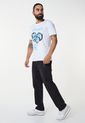 Camiseta Blanco-Celeste-Negro MARITHE FRANCOIS GIRBAUD de MARITHE FRANCOIS GIRBAUD