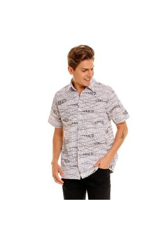 Marithe Francois Girbaud Camisa Manga Corta Para Hombre Girbaud MARITHE FRANCOIS GIRBAUD