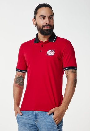 Polo Rojo-Negro-Blanco MARITHE FRANCOIS GIRBAUD Cavalier