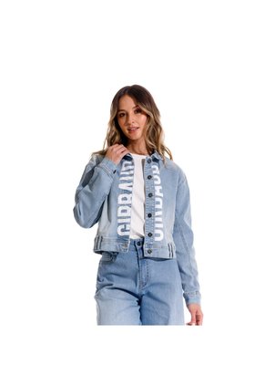 Marithe Francois Girbaud Chaqueta Denim Para Mujer Rockers Girbaud