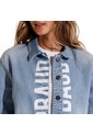 Marithe Francois Girbaud Chaqueta Denim Para Mujer Rockers Girbaud de MARITHE FRANCOIS GIRBAUD