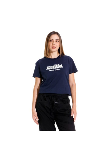 Marithe Francois Girbaud Camiseta Manga Corta Para Mujer Le Marithe Girbaud