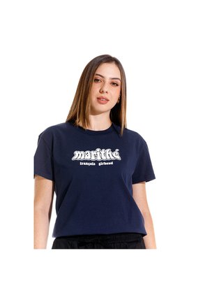 Marithe Francois Girbaud Camiseta Manga Corta Para Mujer Le Marithe Girbaud
