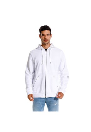 Marithe Francois Girbaud Buzo Hoodie Abierto Para Hombre Longtail Girbaud