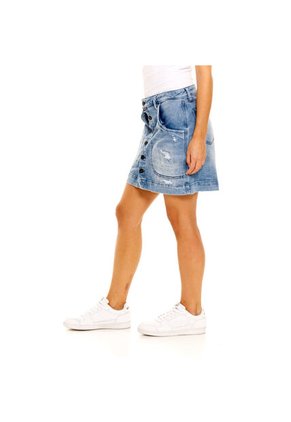 Marithe Francois Girbaud Falda Denim Para Mujer Anais Girbaud