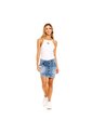 Marithe Francois Girbaud Falda Denim Para Mujer Anais Girbaud de MARITHE FRANCOIS GIRBAUD